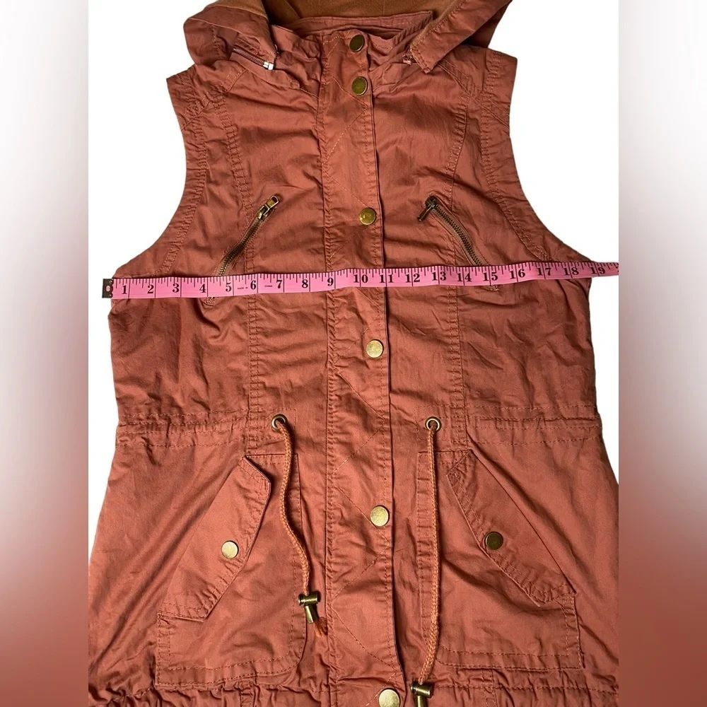 Snobbish Collection Utility Vest Size Small Rust - Picture 9 of 13